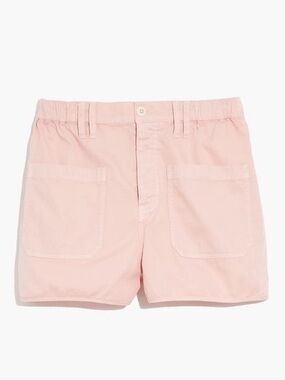 Madewell Belclaire Utility Pull-On Shorts Size Medium Pink NWT NA162